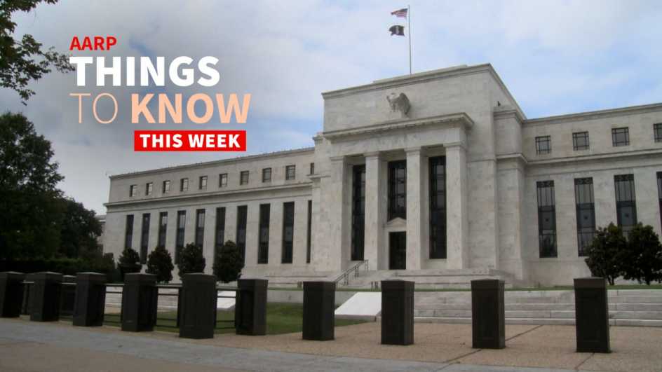a photo shows the federal reserve bank