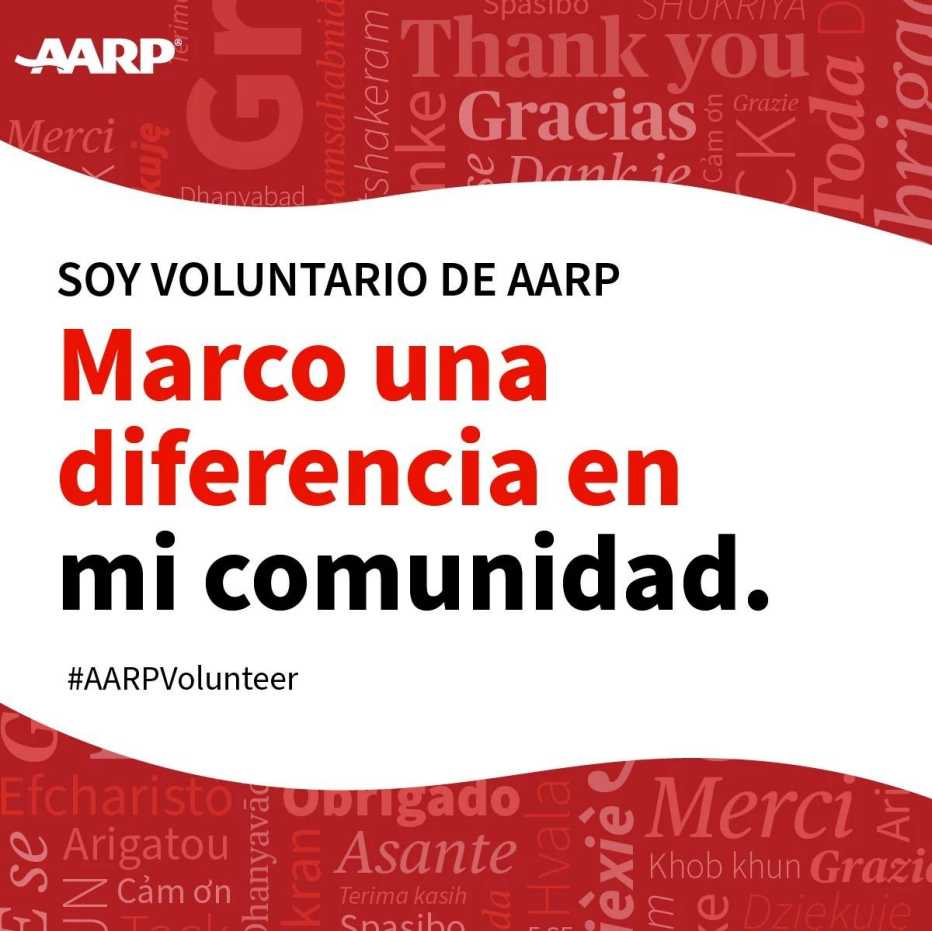 espanol volunteer graphic soy voluntario de a a r p
