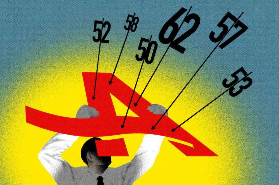 illustration of a person holding up an a a r p logo as a shield against age discrimination numbers