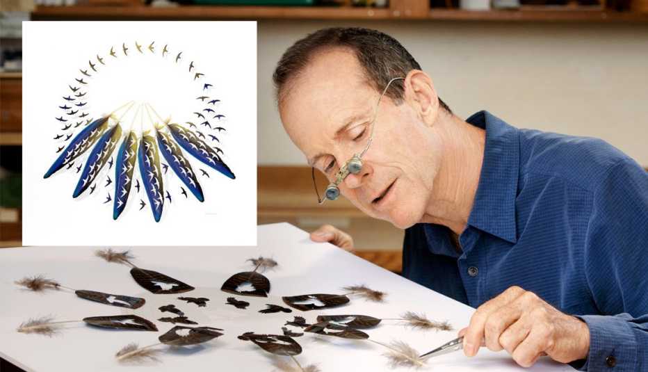 feather artist chris maynard