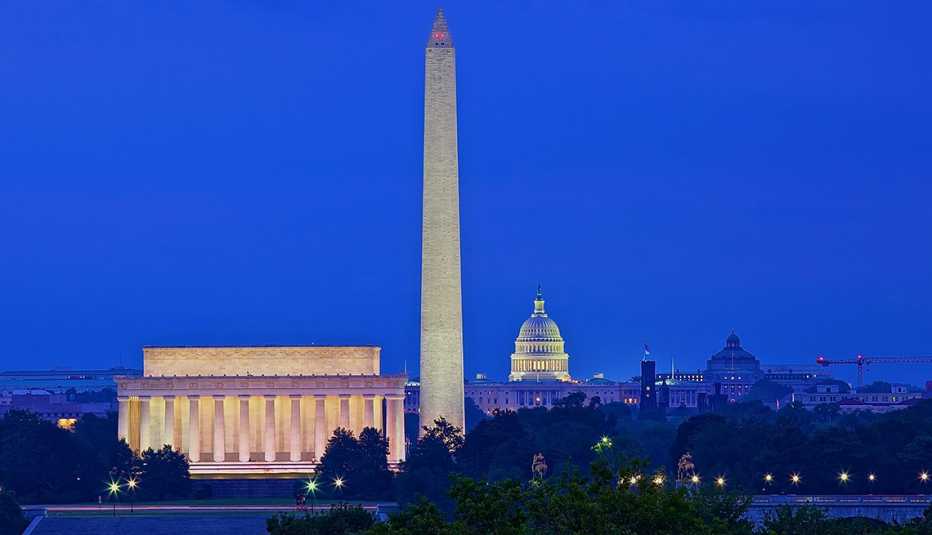 Skyline of Washington D C