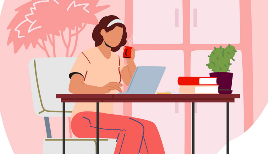 working from home
