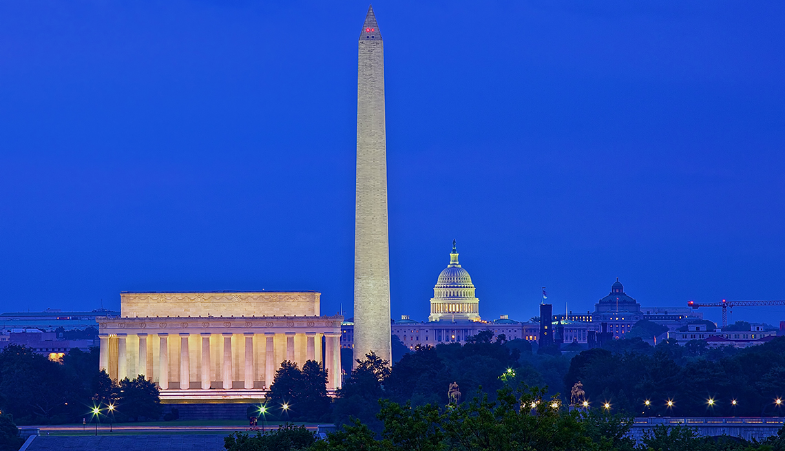 Skyline of Washington D C