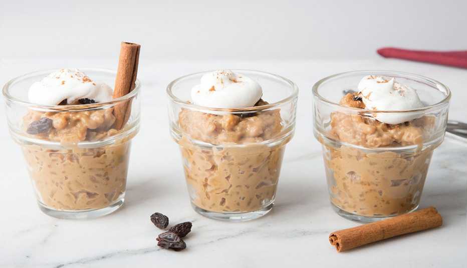 Arroz con leche de café