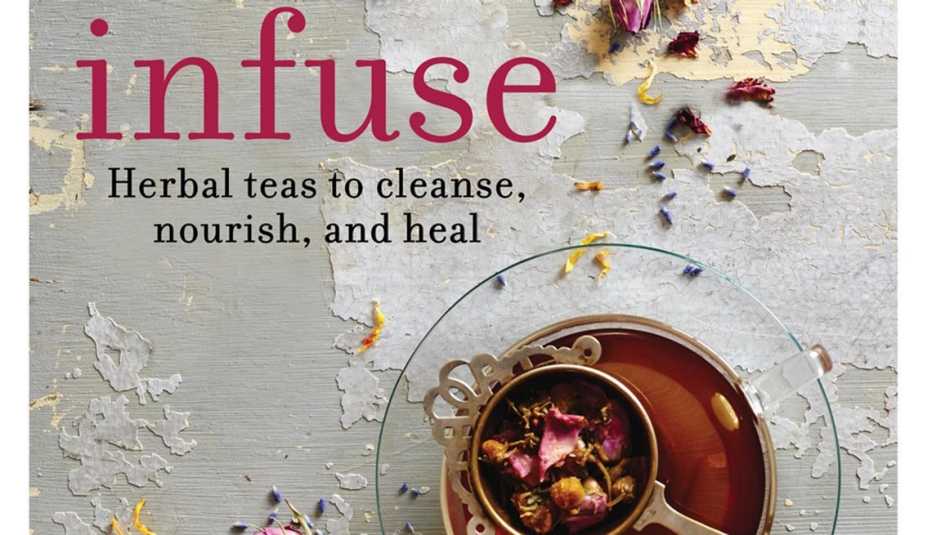 Tés con hierbas y semillas que sanan - Carátula del libro Herbal teas to cleanse, nourish and heal Tés con hierbas y semillas que sanan - Carátula del libro Herbal teas to cleanse, nourish and heal