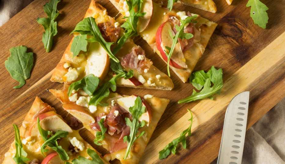 Pizza sin levadura