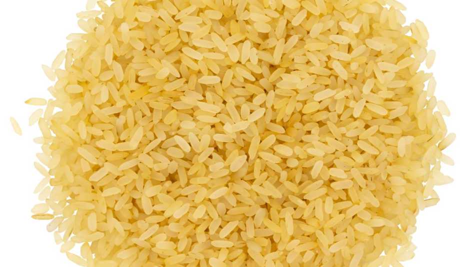 Arroz vaporizado o parbolizado