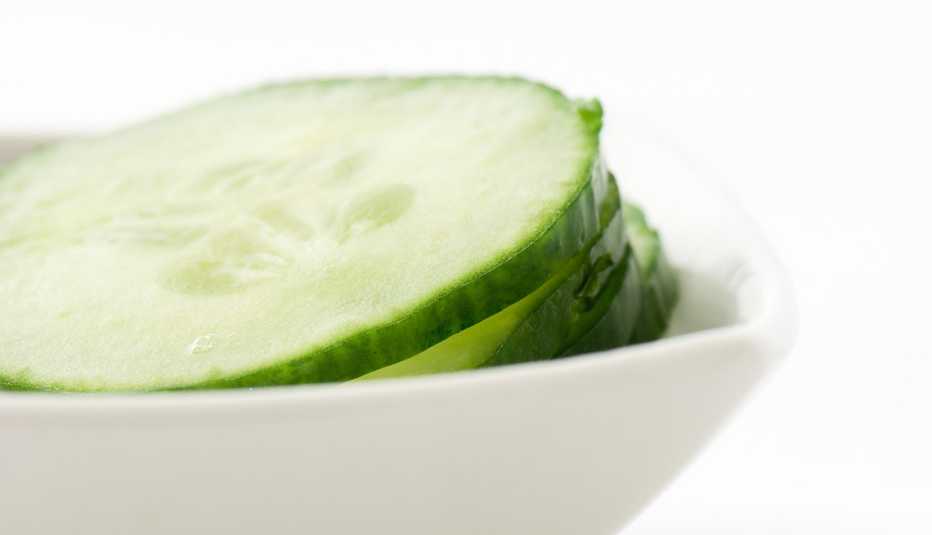 Pepino tajado Pepino tajado