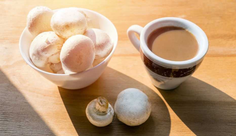 Hongos y café