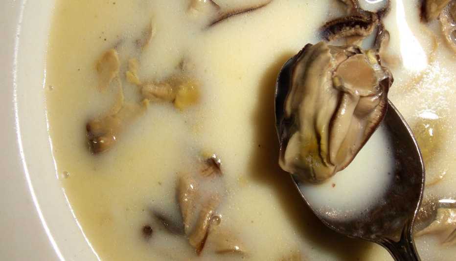 Guiso de ostras Guiso de ostras