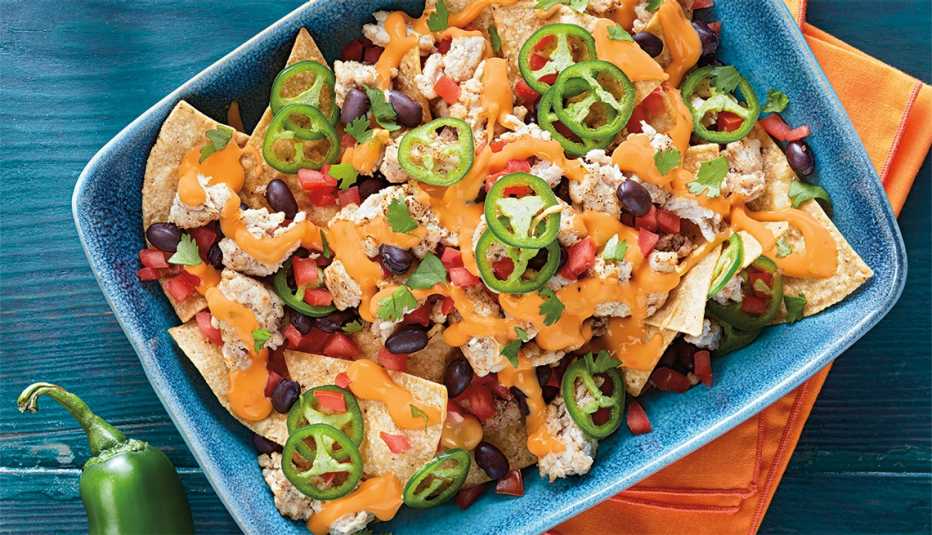 Nachos magros cargados