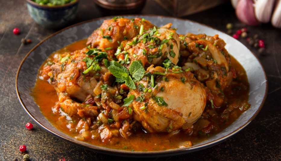 Fricasé de pollo Fricasé de pollo