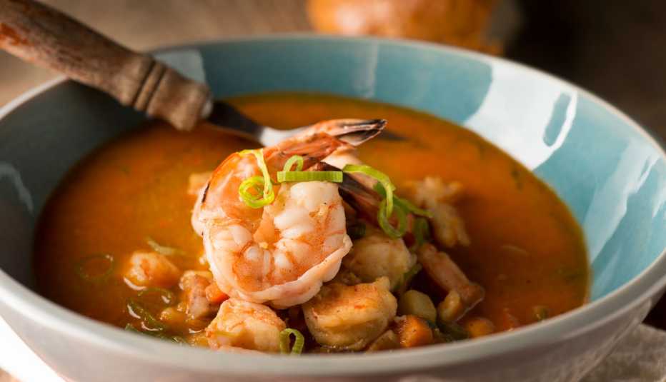 Camarones en salsa Camarones en salsa