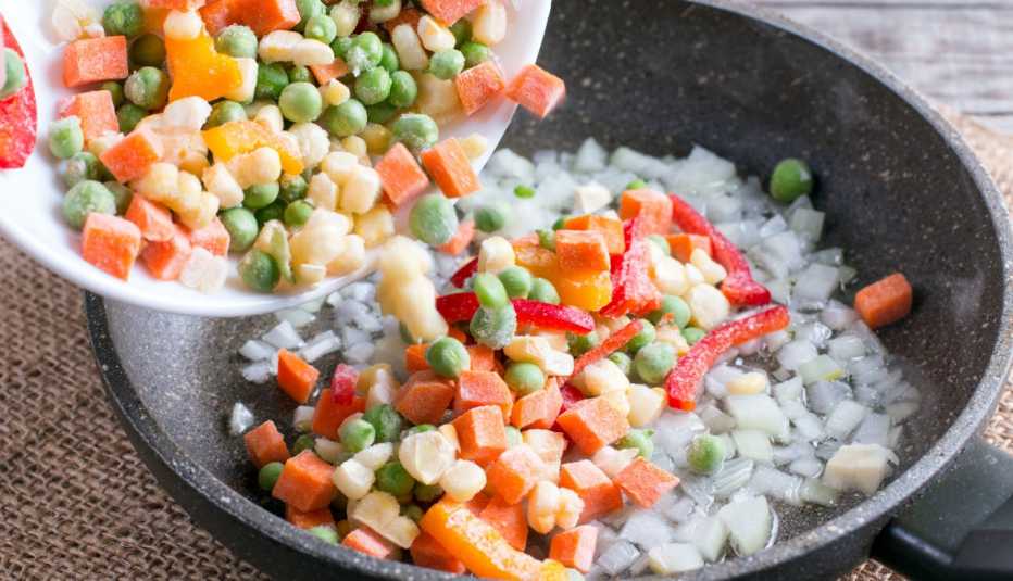 Vegetales congelados