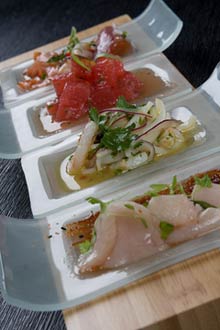 Ceviche de pez español y caracol - Receta del Chef Douglas Rodríguez Ceviche de pez español y caracol - Receta del Chef Douglas Rodríguez