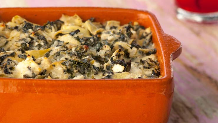Dip cremoso de alcachofas y espinaca, Receta de Indrid Hoffman