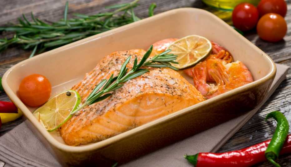 Salmón en cacerola Salmón en cacerola