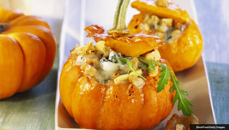 Receta de la semana: Calabaza festiva rellena de carne y frutas Receta de la semana: Calabaza festiva rellena de carne y frutas