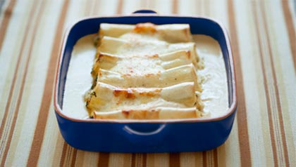 Molde con canelones