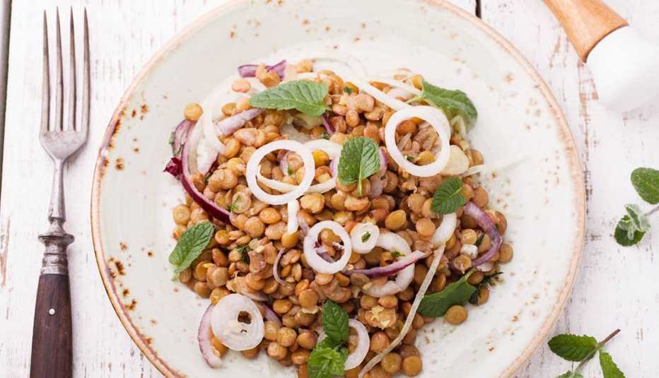 Ensalada de lentejas