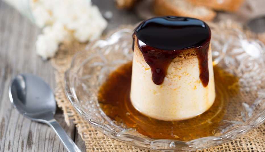Flan de queso