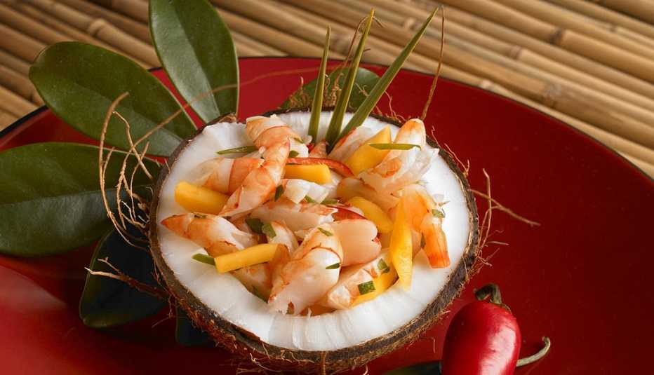Ceviche de coco