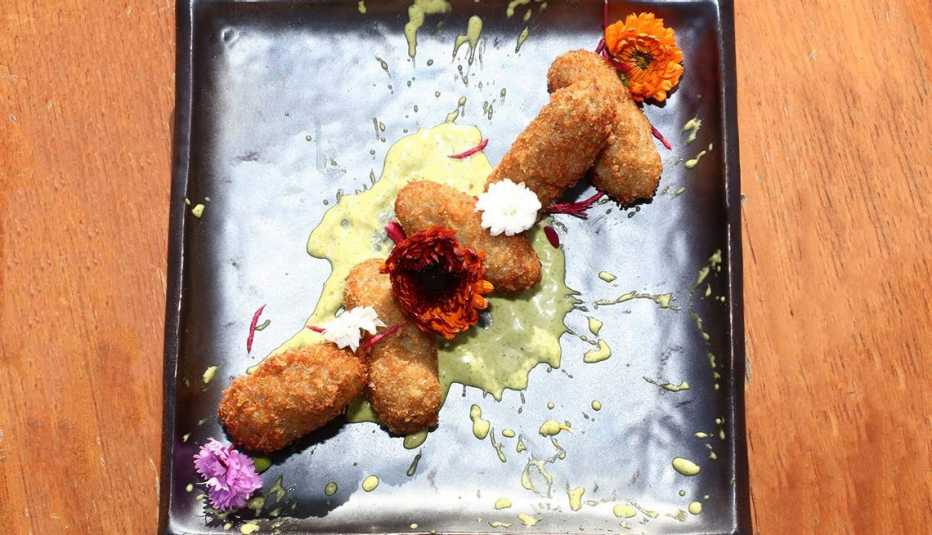 ‘Bolinhos’ de cangrejo