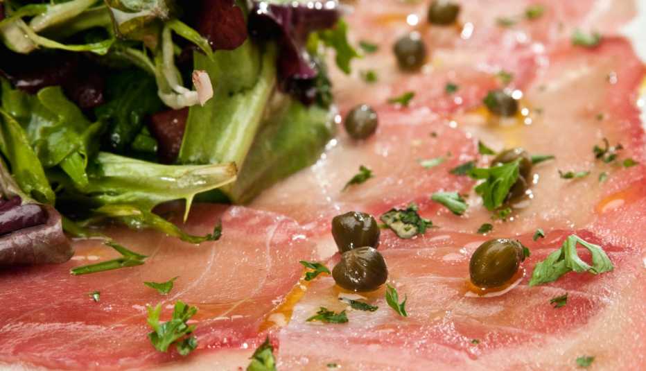 Carpaccio de atún
