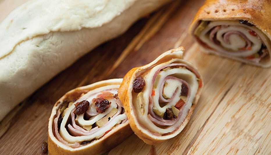 Rollitos de jamón