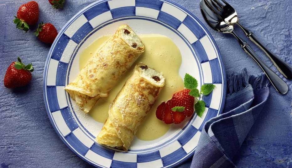 Crepes de frutas