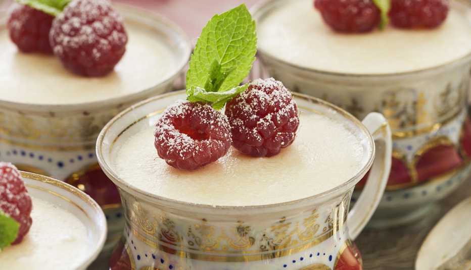 Mousse de polvorones Mousse de polvorones