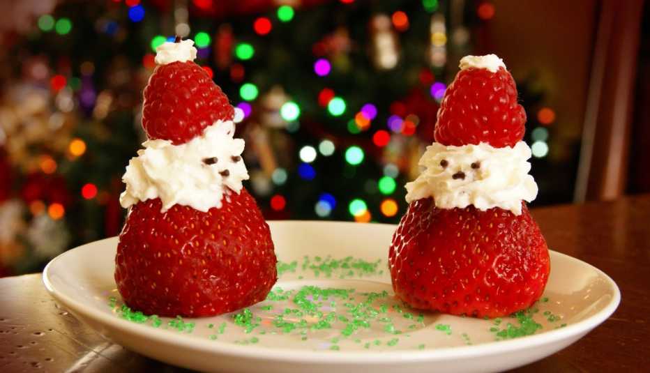 Santa Claus de fresas