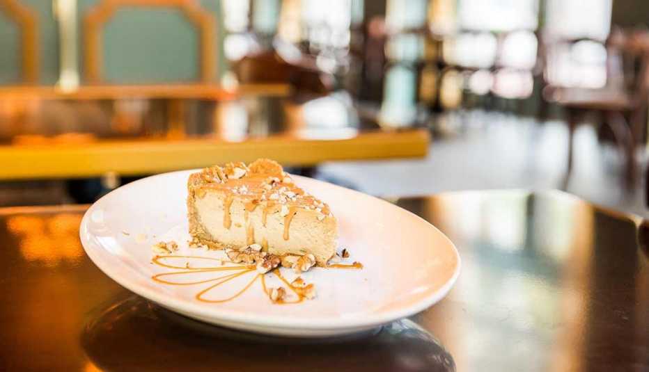 Cheesecake con dulce de leche Cheesecake con dulce de leche