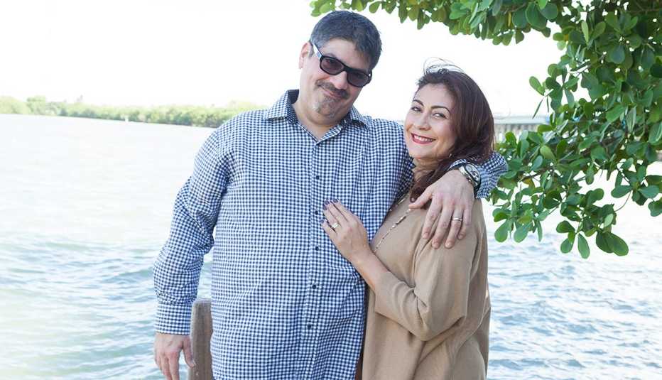 El chef Douglas Rodriguez y su esposa Nelly El chef Douglas Rodriguez y su esposa Nelly