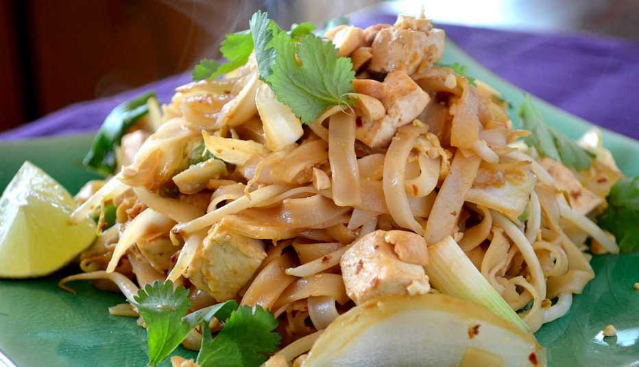 Pad Thai con tofu