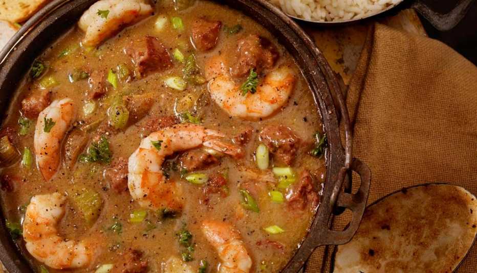Asopao de camarones