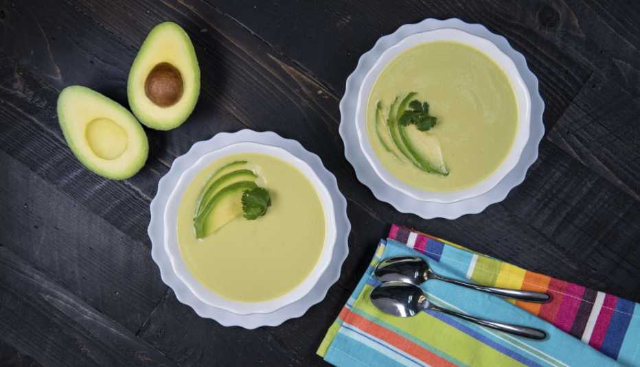Crema colombiana de aguacate Crema colombiana de aguacate