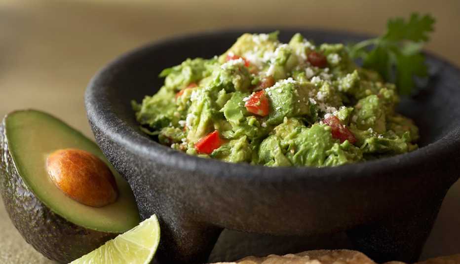 Guacamole listo para comer