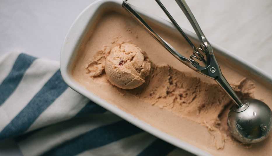 Helado de chocolate 