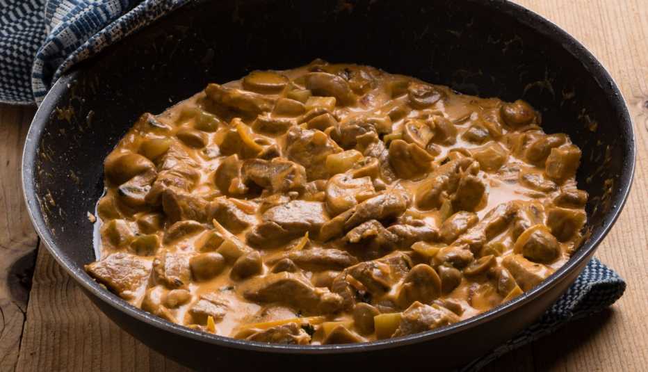 Estofado de coliflor y carne de res 