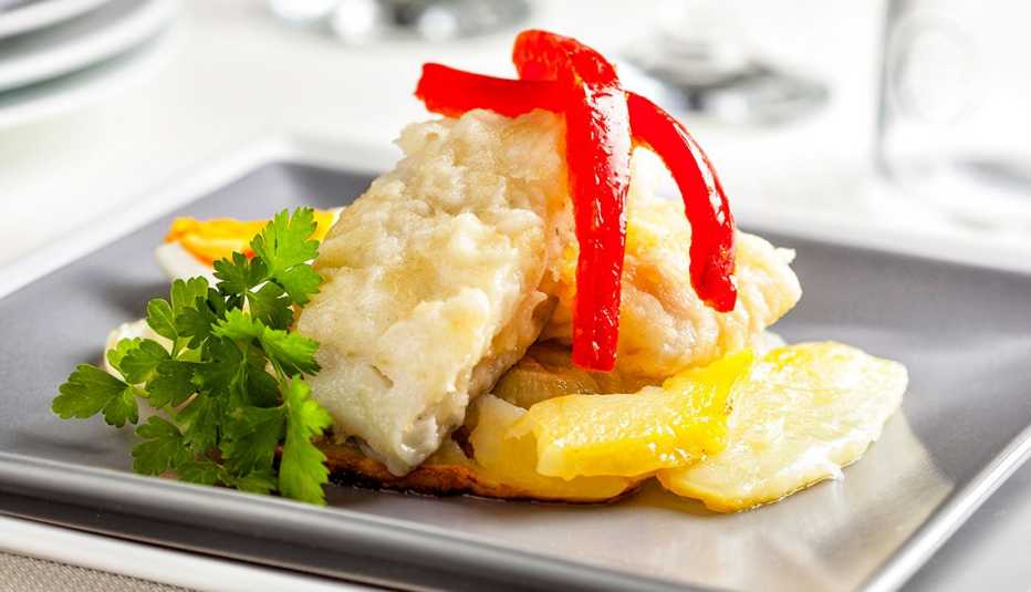 Bacalao servido