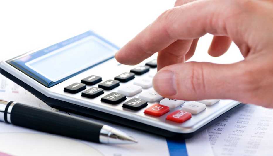 Tax, calculator, and, pen