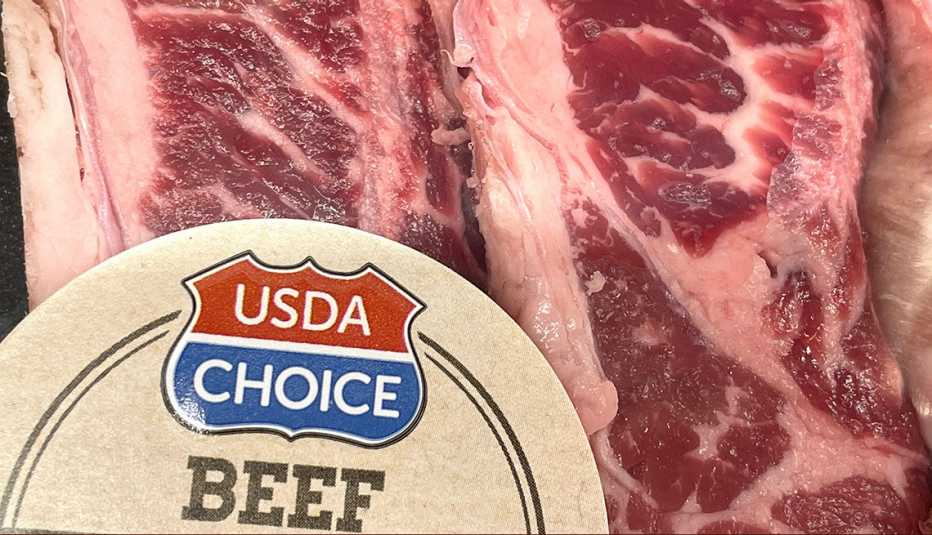 Carne de res empacada y lista para la venta