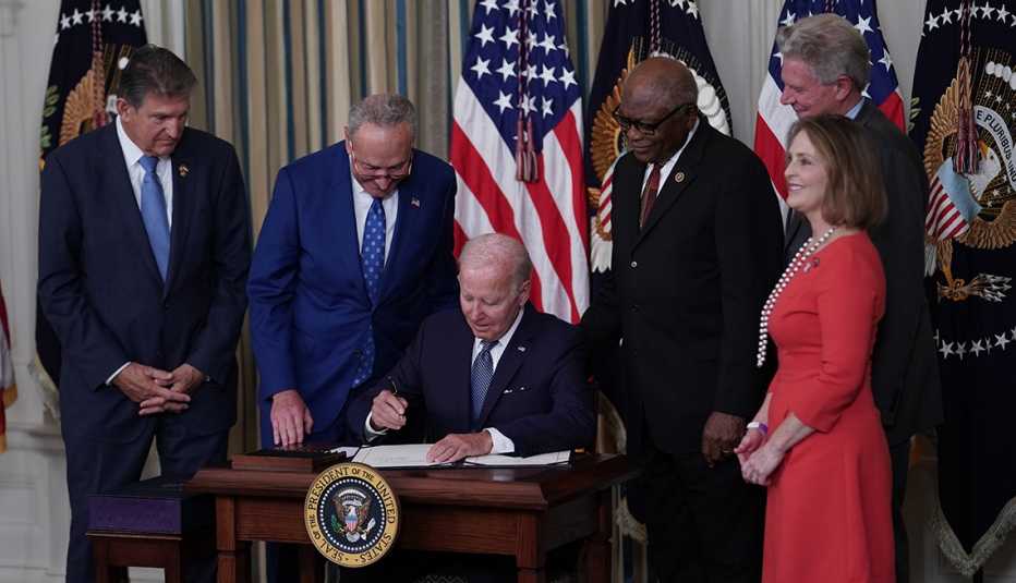 El presidente Biden firma la Ley de Reducción de la Inflación