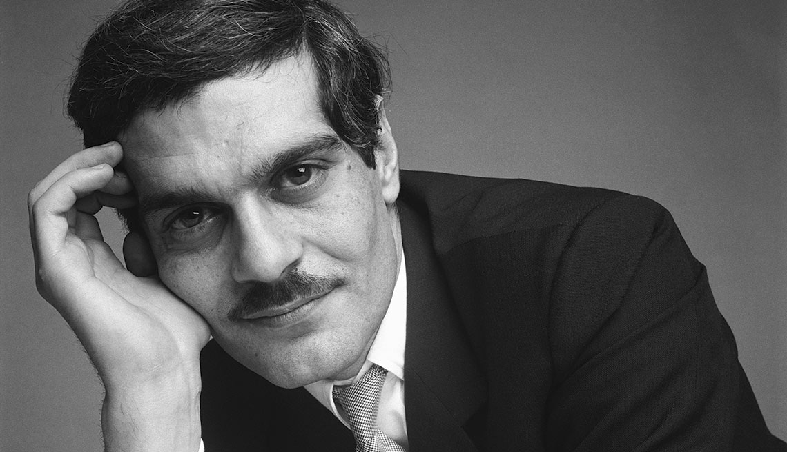 Primer plano del actor Omar Sharif