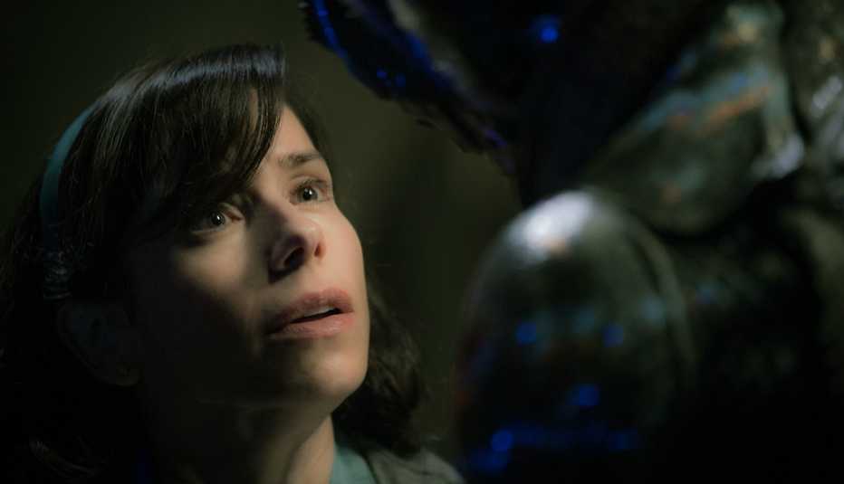 La actriz Sally Hawkins en la película The Shape of Water