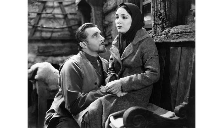 Lupe Vélez, actriz mexicana en una escena de Resurrection