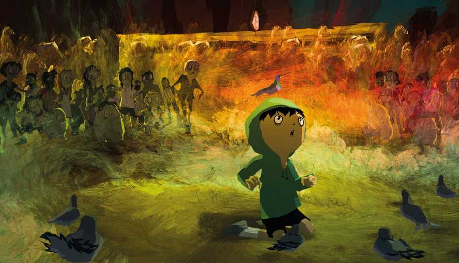 Escena de la película brasileña Tito and the Birds