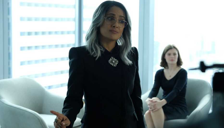 Salma Hayek en una escena de la película The Hummingbird Project Salma Hayek en una escena de la película The Hummingbird Project
