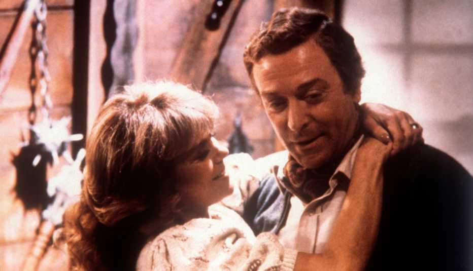 Michael Caine y Dyan Cannon en una escena de la película Deathtrap